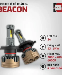 Bóng Led Ô Tô Beacon Chân H4 Bulbtek