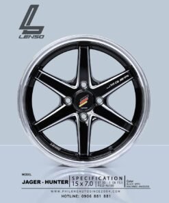 Mâm Lenso Jager Hunter 15 Inch