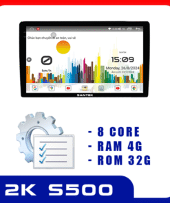 Màn Hình Android Ô Tô Santek 2k S500