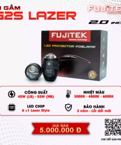 Fujitek G2s Lazer Bi Gầm 2 Inch 3 Màu Tích Hợp