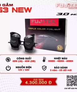 Fujitek G3 New Đèn Bi Gầm Led 3 Màu